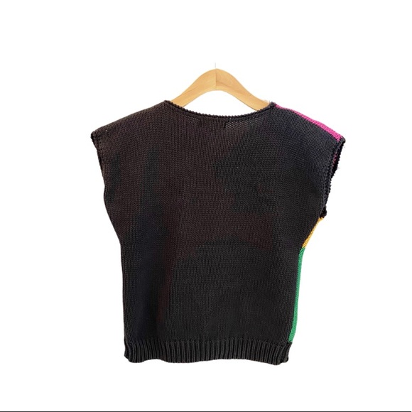 VINTAGE - KNIT SWEATER VEST - Picture 2 of 8